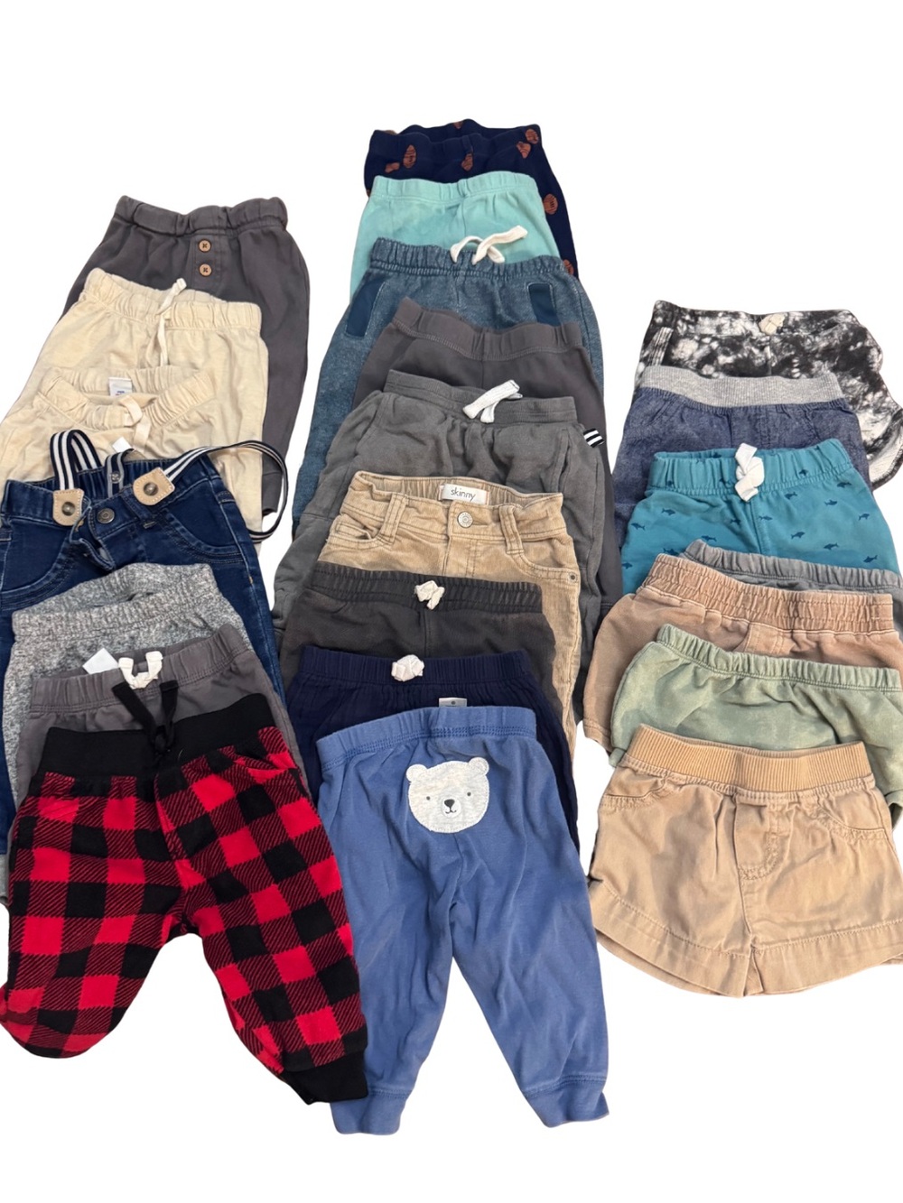 Bundle of 6 month Pants & Shorts - Multicolor Mix